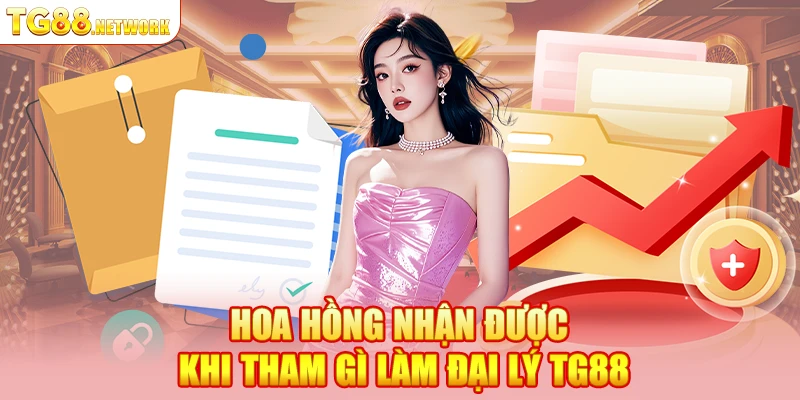 Hoa hồng nhận được khi tham gì làm đại lý TG88